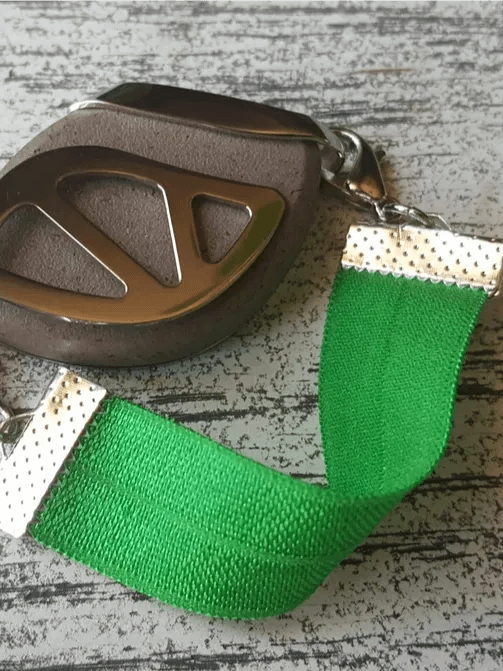 Lucky Green Elastic Bracelet | Handmade Accessory for Bellabeat Leaf Urban & Ivy product image (2)