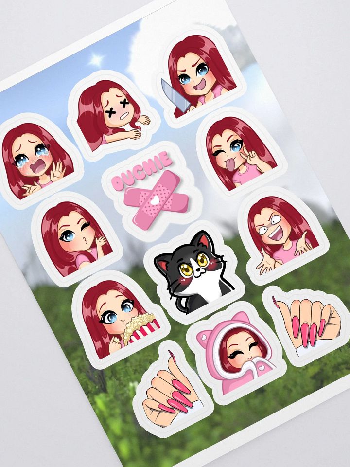 Oouchee Expressions Sticker Sheet product image (1)
