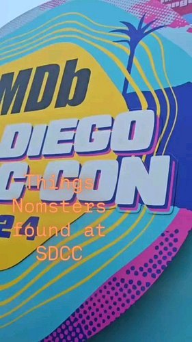 What has the Nomster team found at San Diego Comic Con 2024?
 #sdcc #comiccon #imdb #SpongeBob #borderlands #Silo