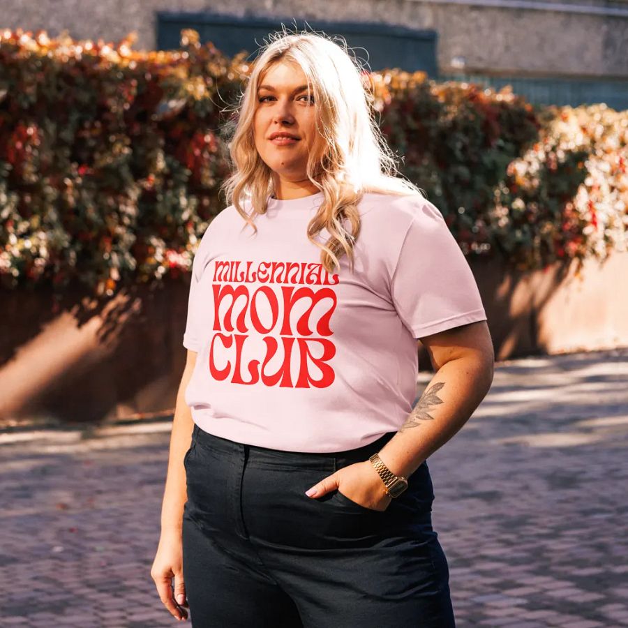 Millennial Mom Club Organic Cotton Tee product image (82)