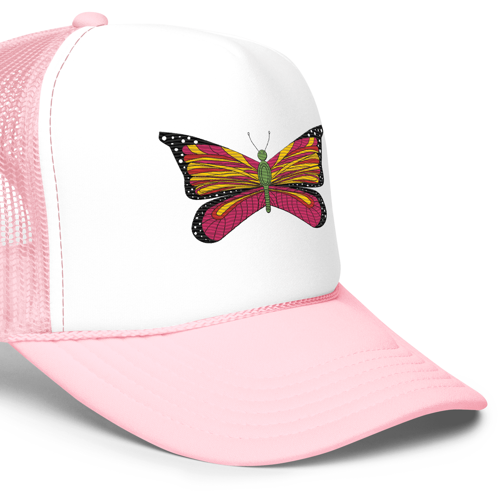 Symmetrical Dragonfly Dreams Foam Trucker Hat product image (5)