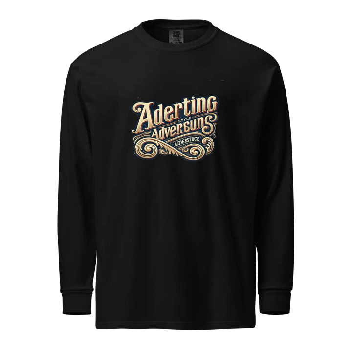 Vintage Typography Unisex Long Sleeve Shirt product image (1)