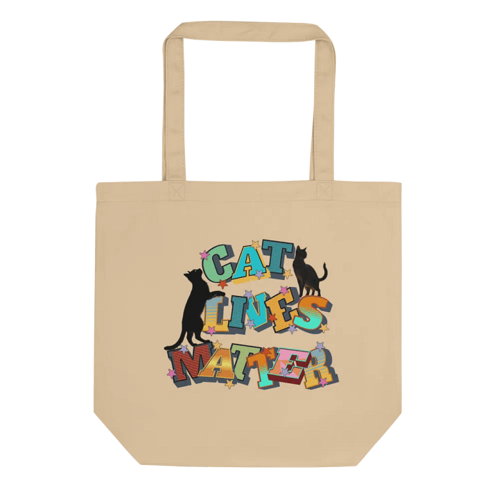 Cat Lives Matter Star-Studded Tote Bag product image (1)