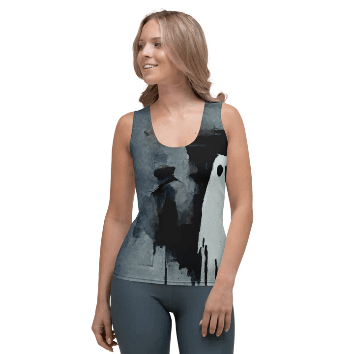 Ghostly Cityscape Women's Tank Top product image (1)