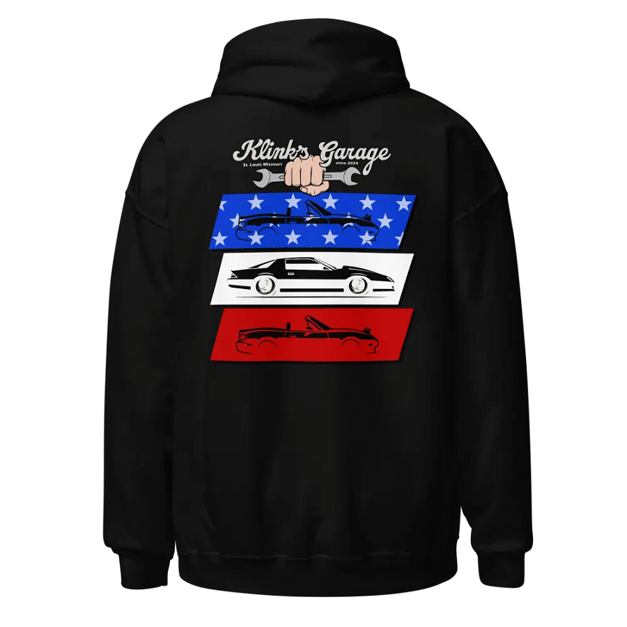 Klink's Garage embroidered Hoodie. product image (1)