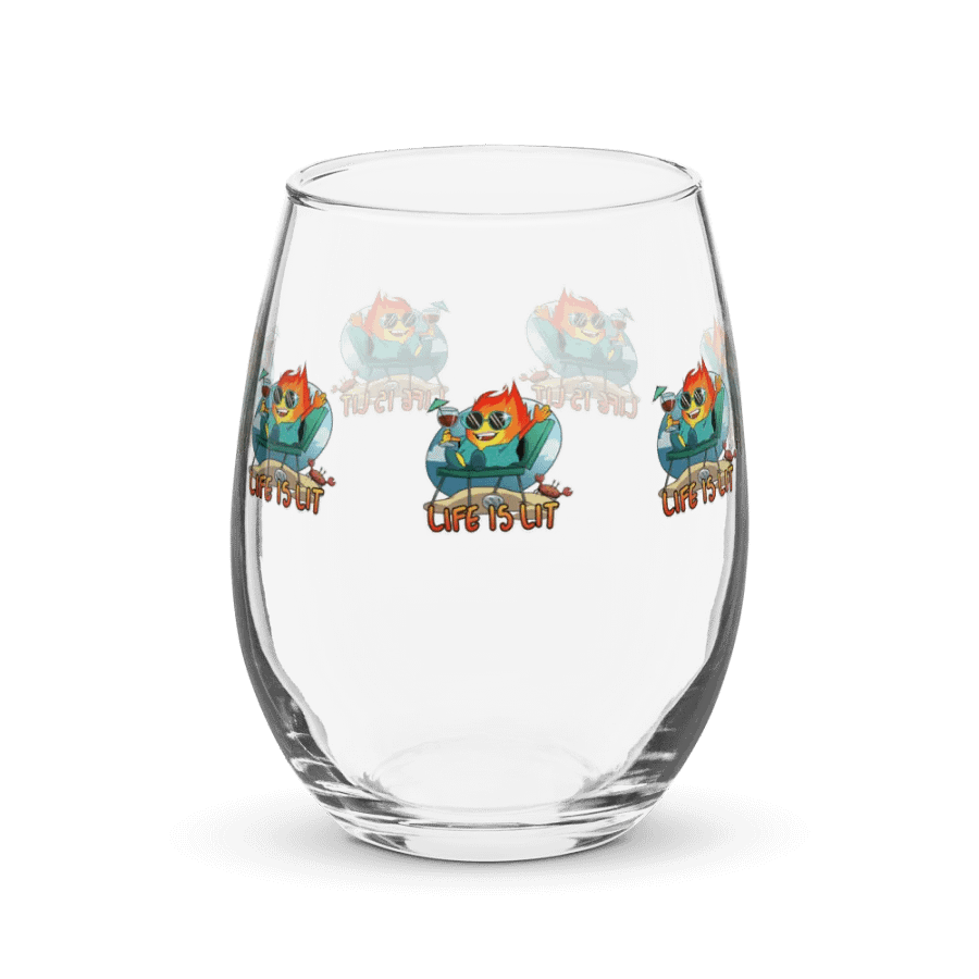 Mamaflame Life Is Lit Cocktail Glass product image (1)