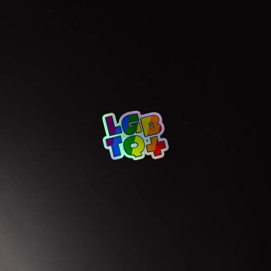 LGBTQ+ Pride Holographic Sticker product image (2)