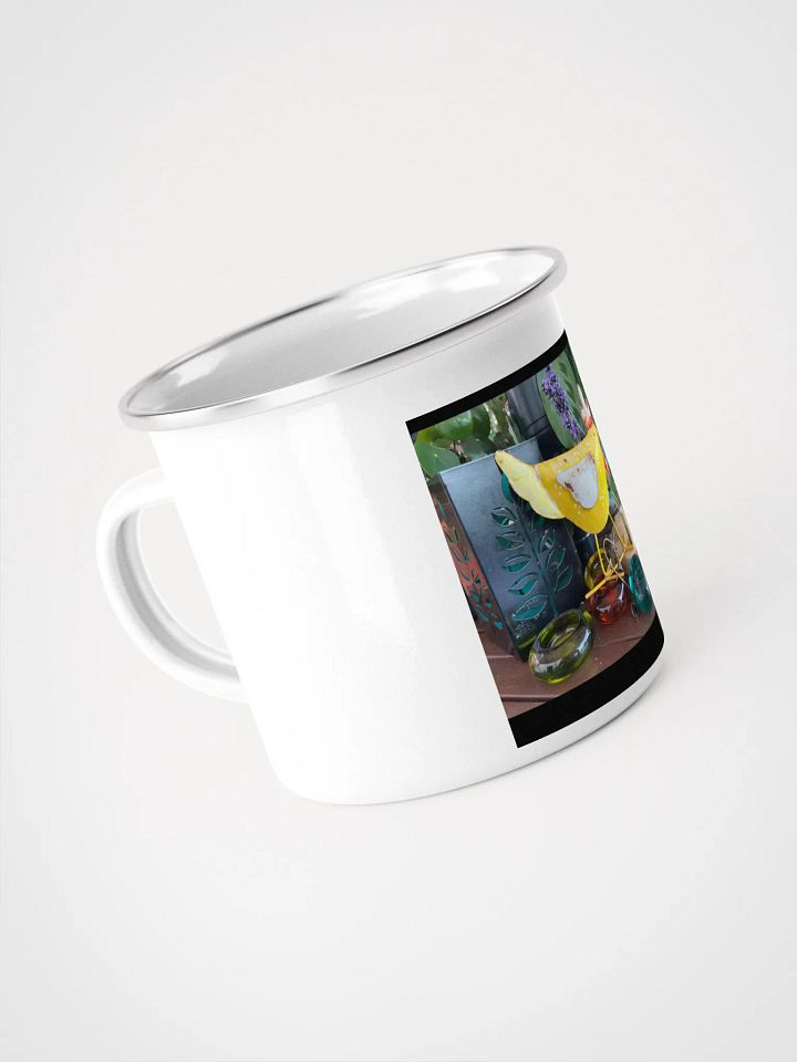 Chicken & Flowers Camping Mug product image (2)