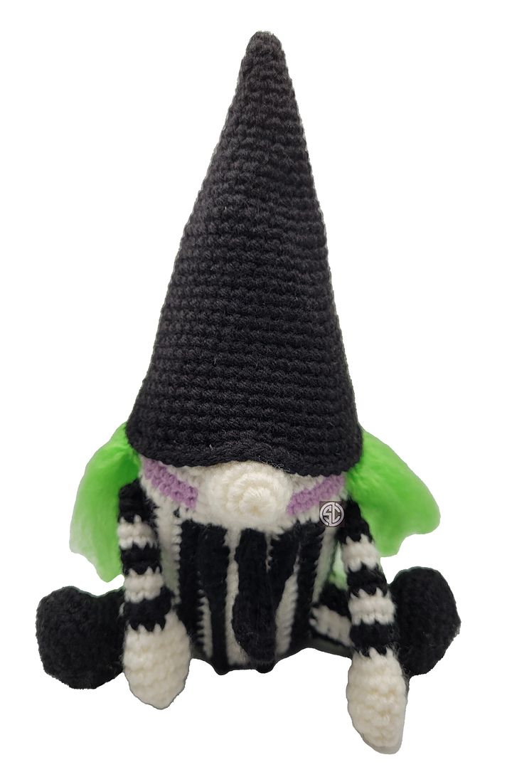 Horror Gnome Crochet Doll - Made to Order 🐑 product image (1)