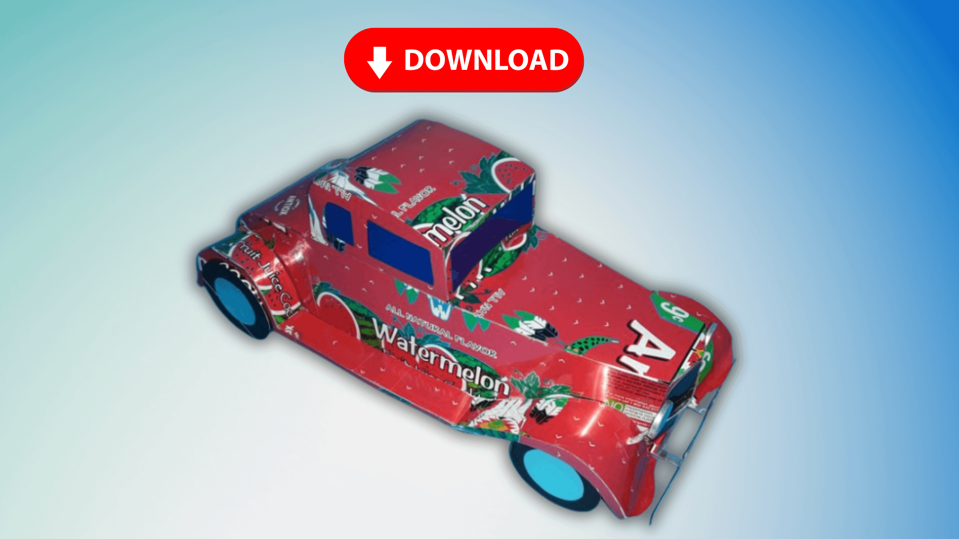 Soda Can 32 Ford Five Window Coupe DIGITAL Plans product image (1)