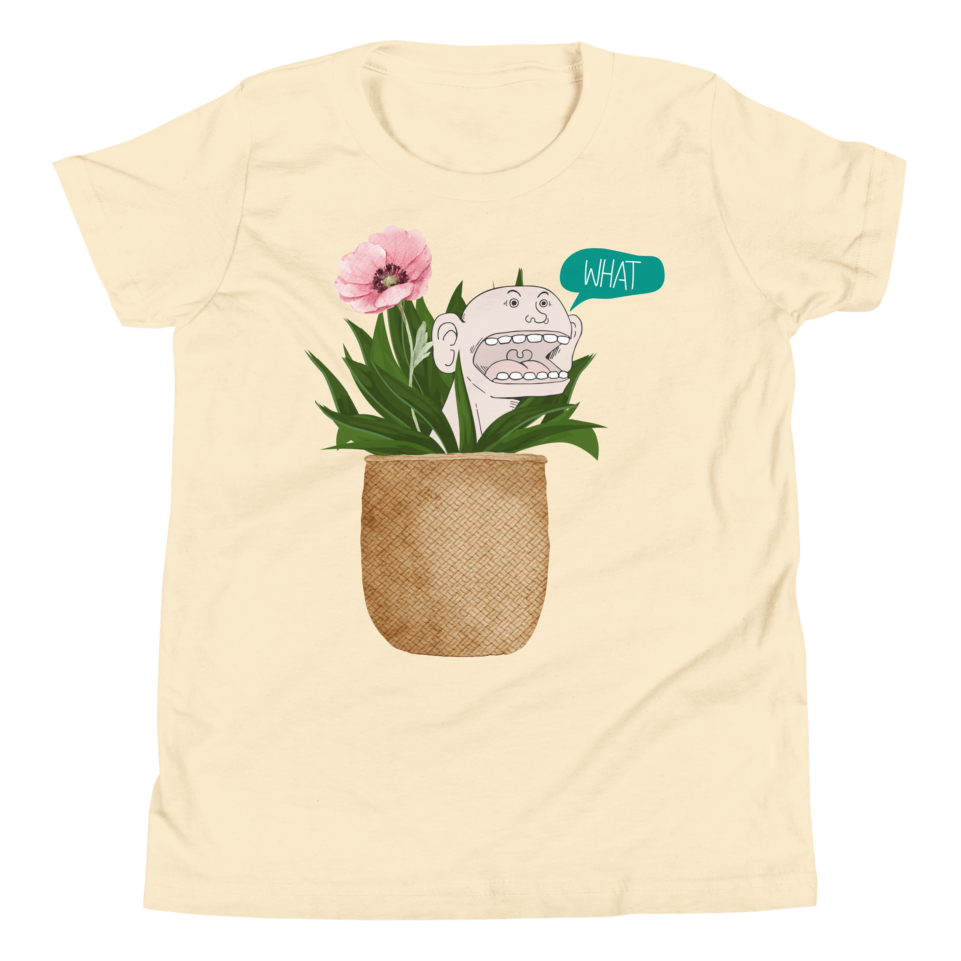 Surprised Face Cartoon Basket T-Shirt product image (4)