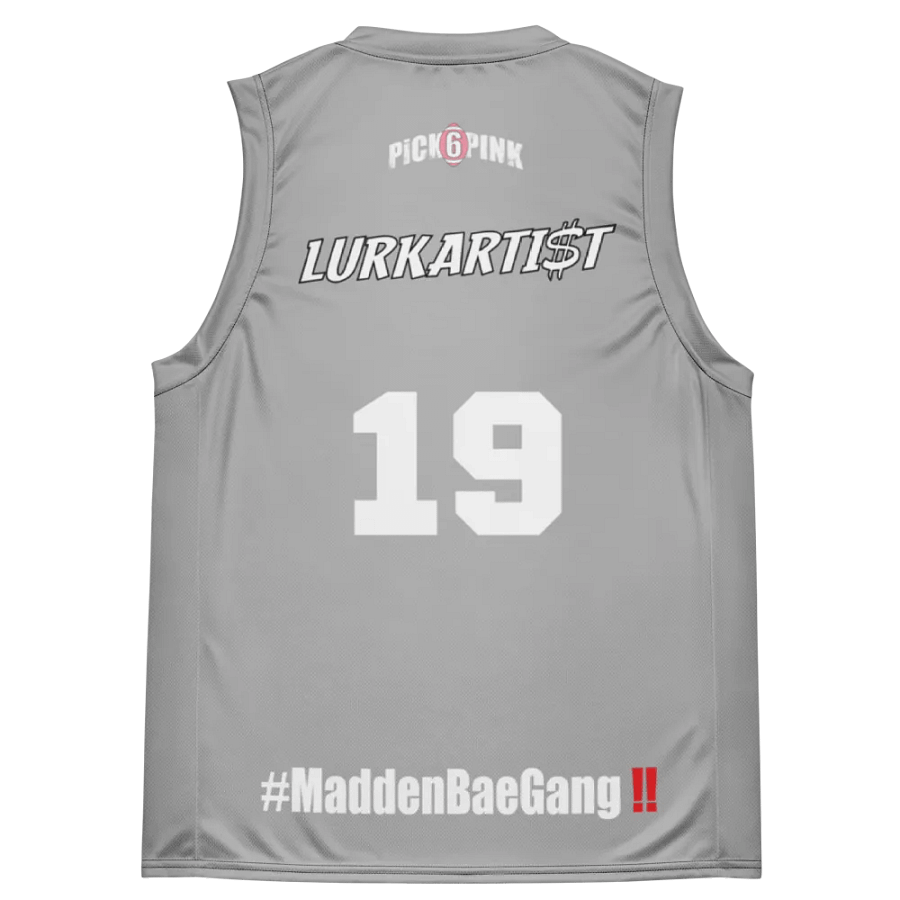 Madden Bae Jersey 👨‍🎨 (Gray + White Logo) product image (2)