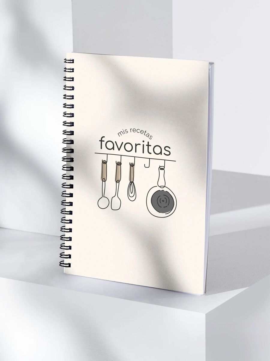 Mis Recetas Favoritas Spiral Notebook product image (4)