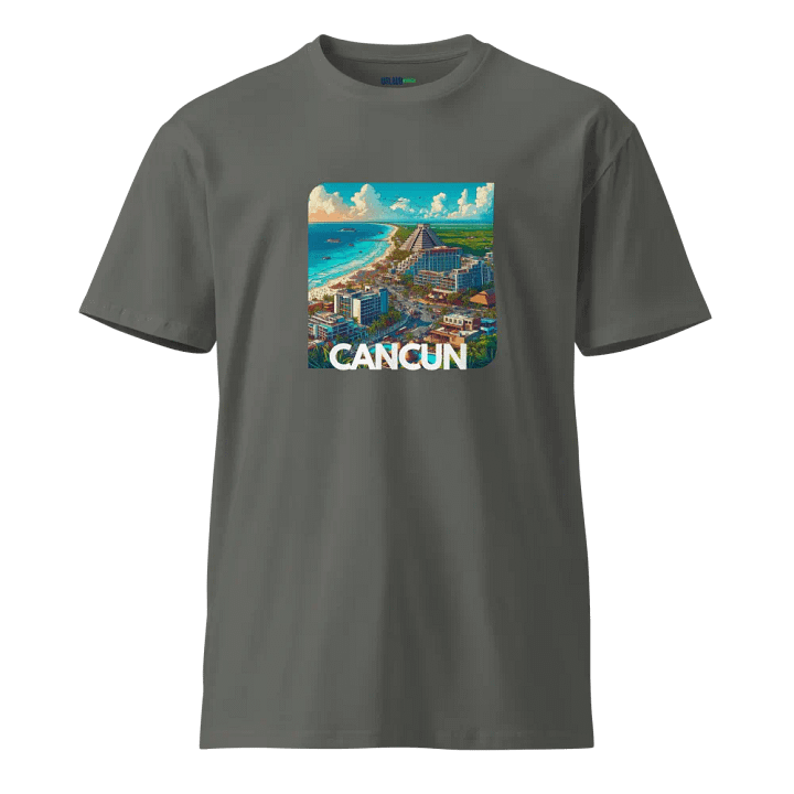 AS Colour Unisex Premium T-Shirt | AI Design Cancun city mexico product image (1)