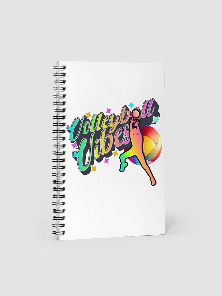 Volleyball Vibes Male Vibrant Notebook product image (1)