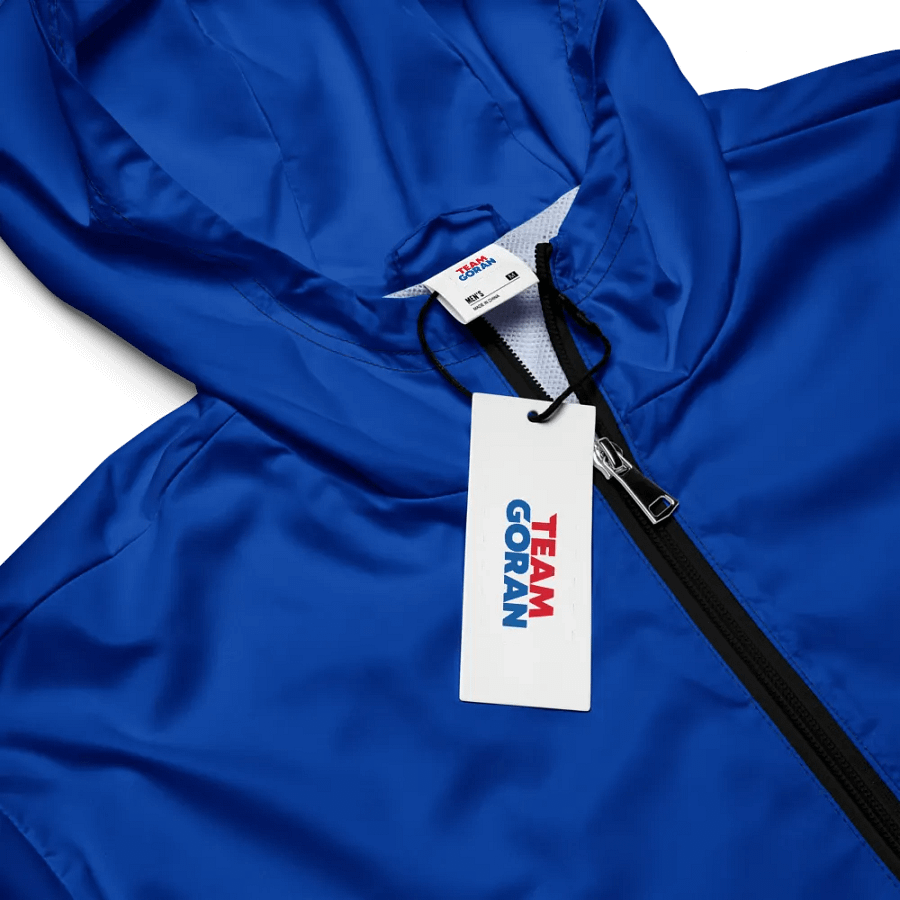 TEAM GORAN Blue Wind Breaker Jacket product image (7)