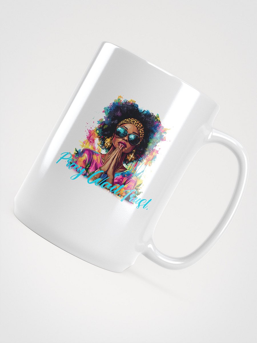 Vibrant Pray. Wait. Trust. Mug product image (4)