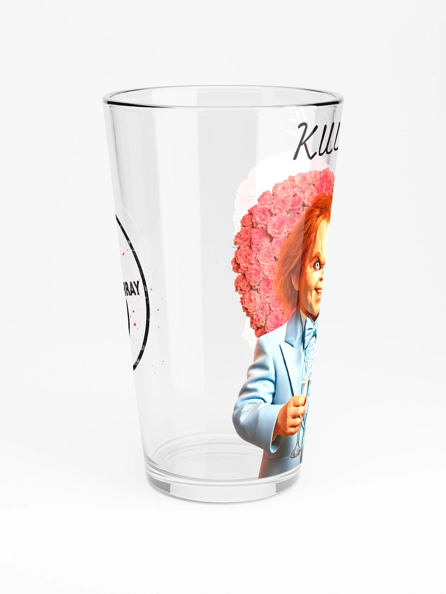 Chucky & Tiffany Killer Love Pint Glass product image (4)