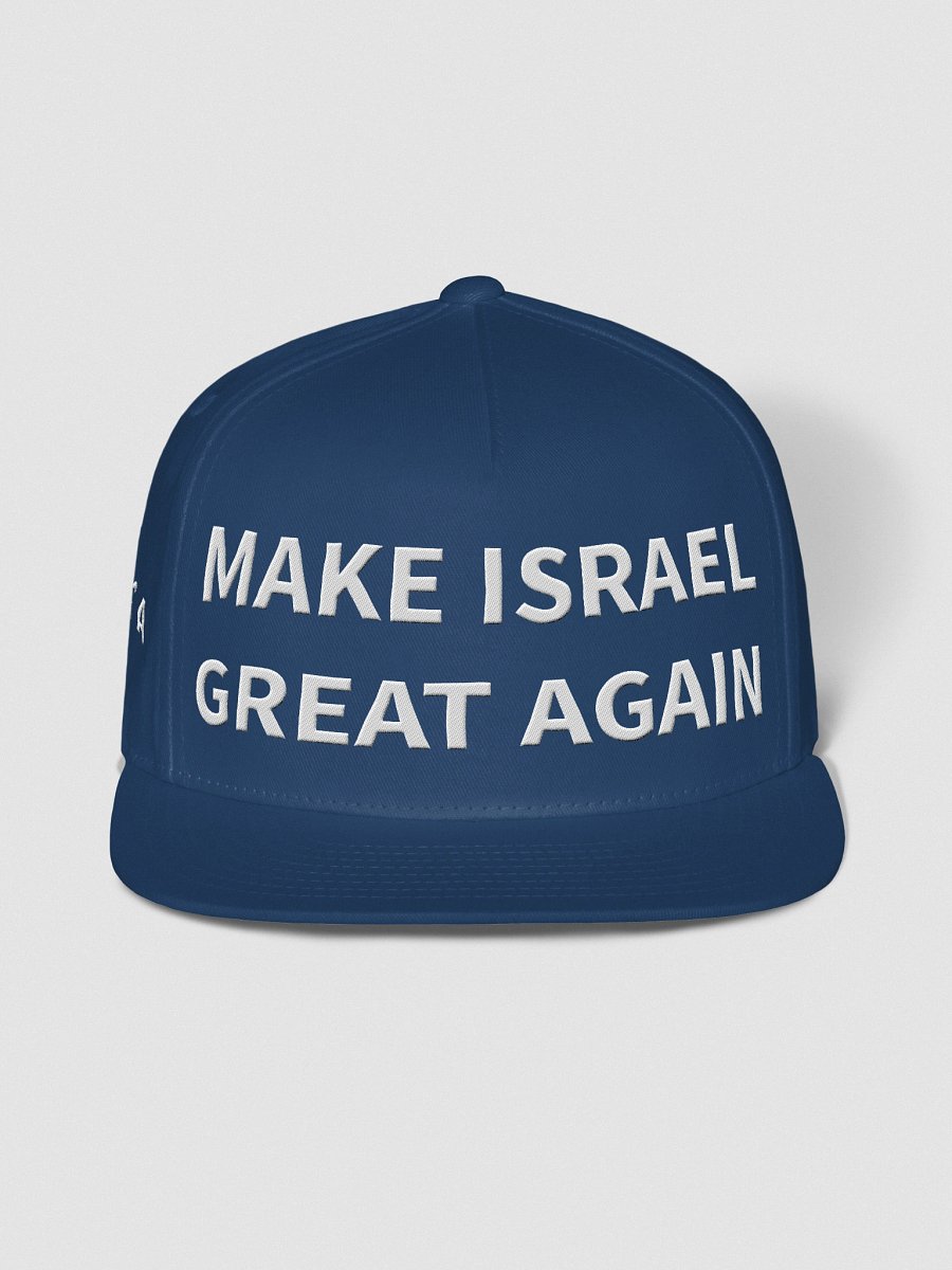 "MAKE ISRAEL GREAT AGAIN" Royal Blue Snapback Cap product image (1)