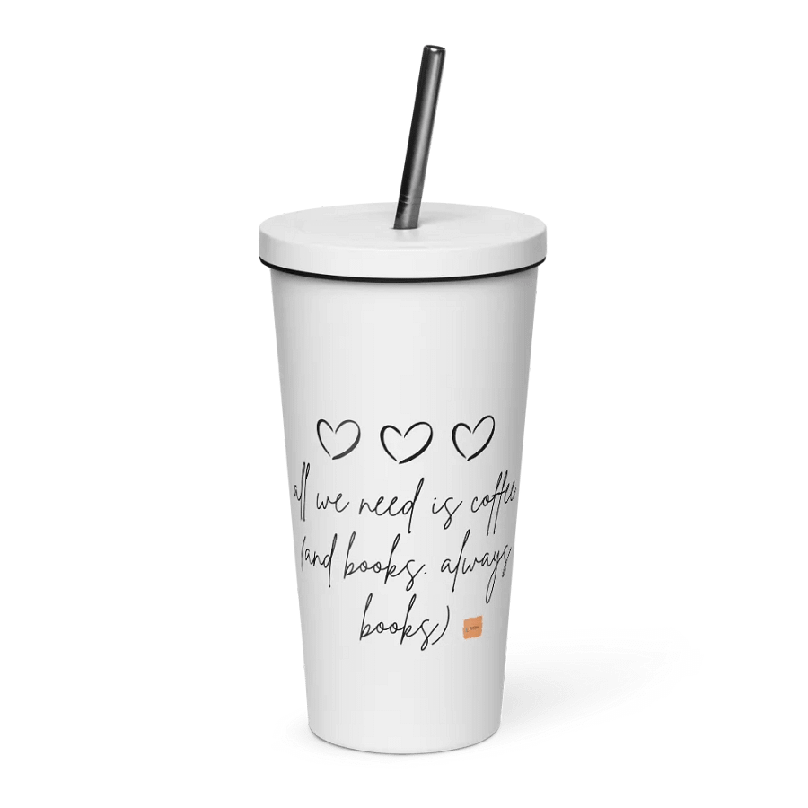 White Books by DL White tumbler- coffee edition product image (1)