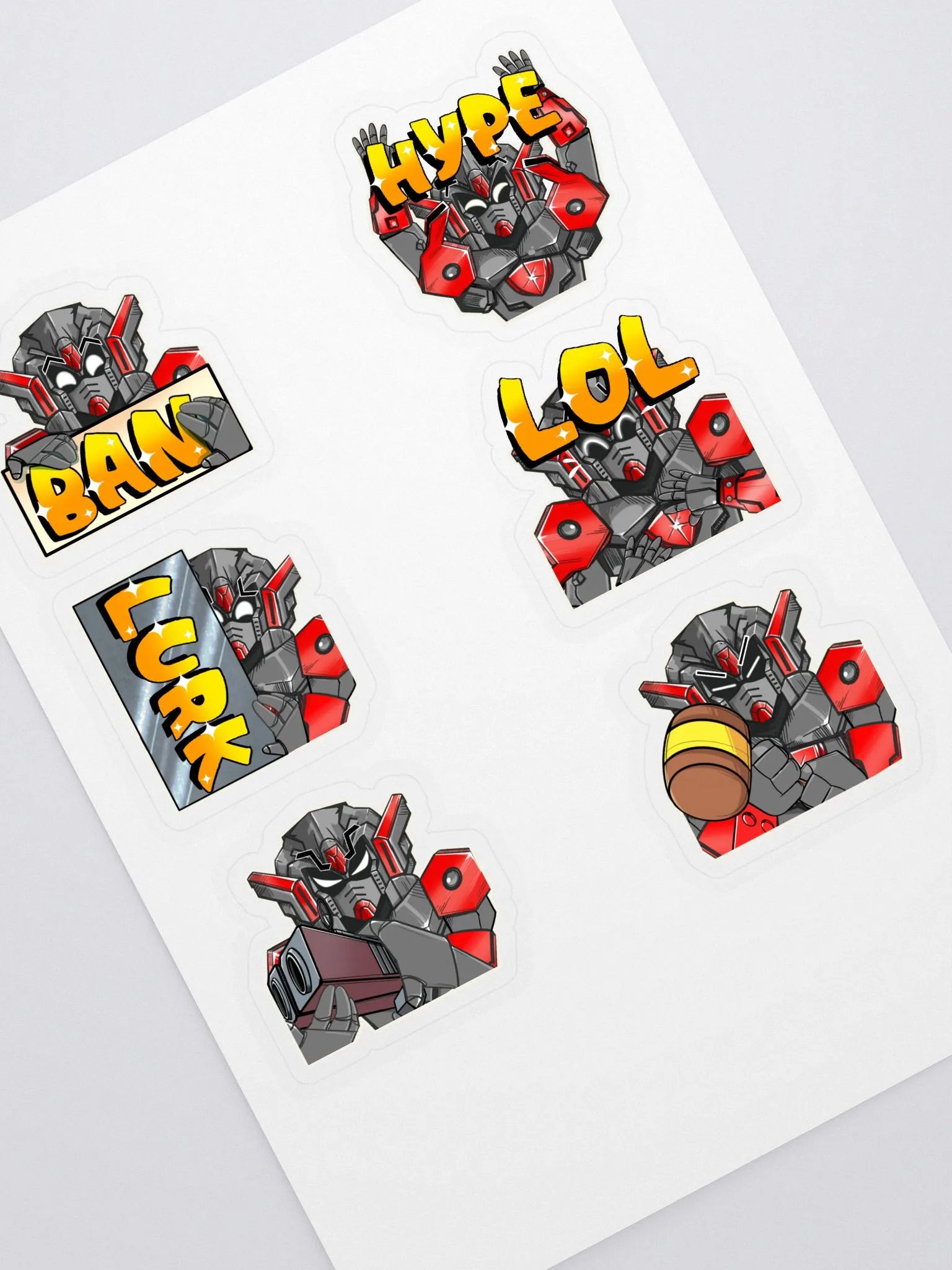 Titan Emote Stickers product image (1)