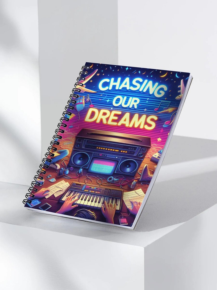 Chasing Our Dreams Music Spiral Notebook product image (3)