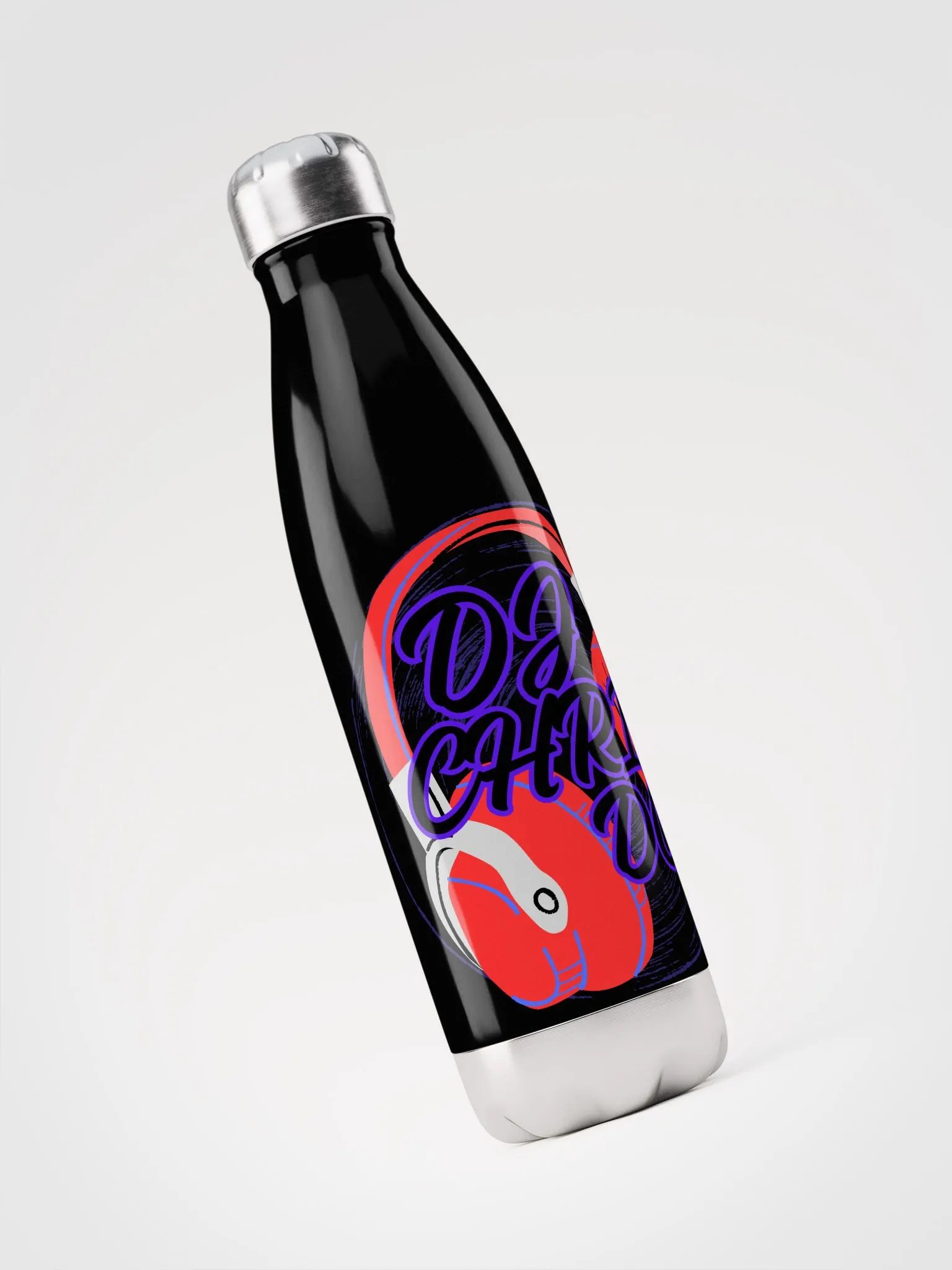 Glossy Steel Thirst Quencher With Red Graphic product image (5)