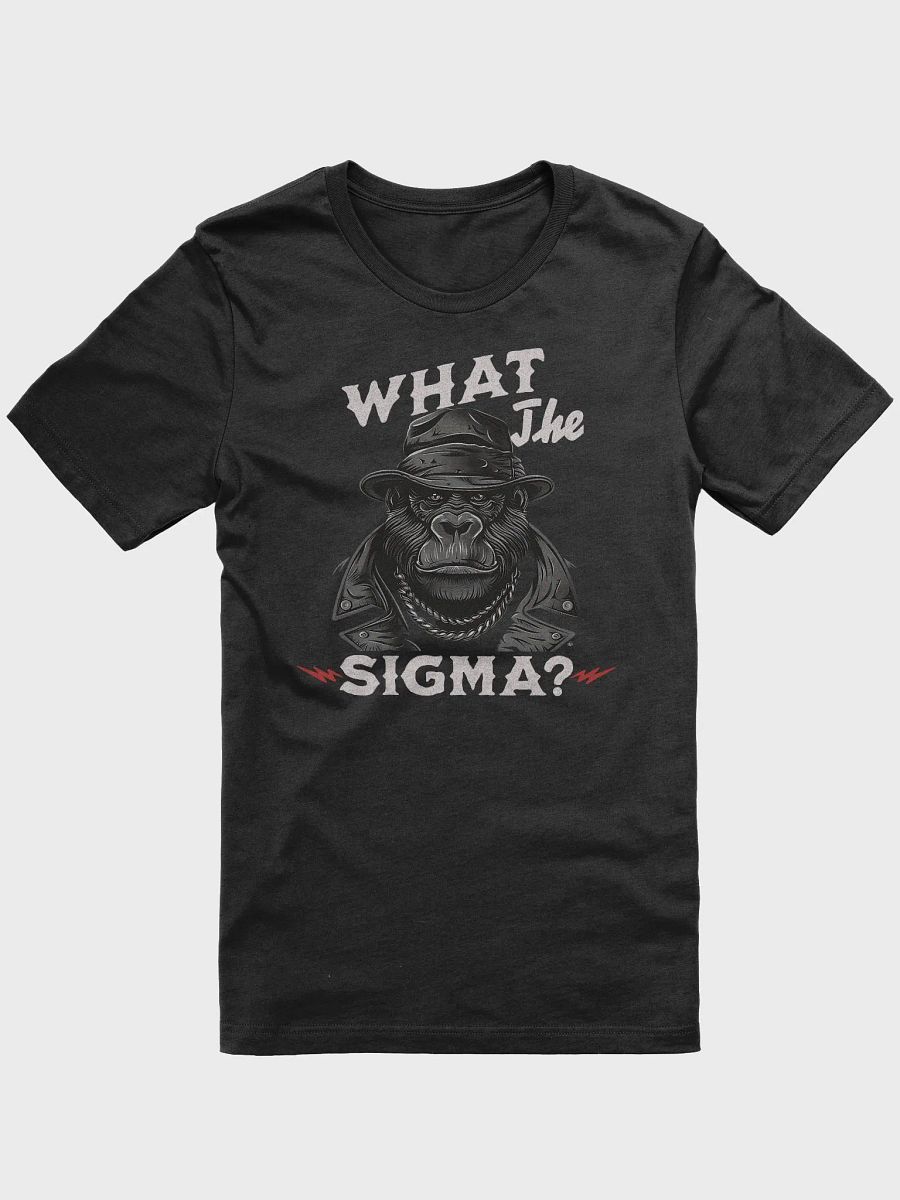 Funny What the Sigma? Ironic meme Gorilla Swagger Hat T-Shirt product image (4)