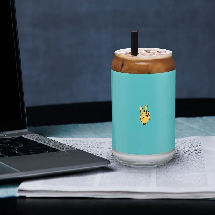 Peaceful Cheers Can-Shaped Glass product image (33)