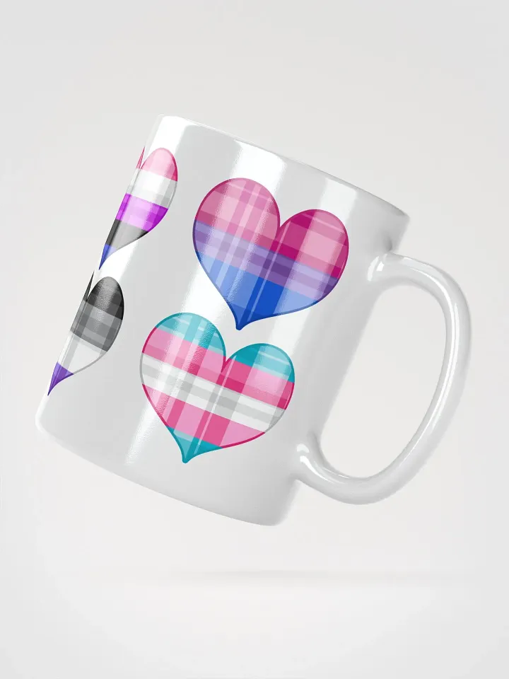 Flannel Heart Mug - All Hearts product image (4)
