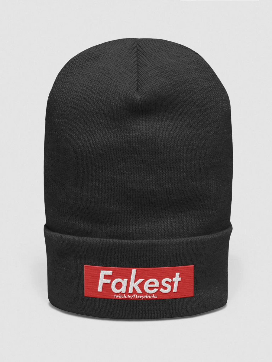 Chad The Realest - Fakest - Yupoong Cuffed Beanie product image (1)