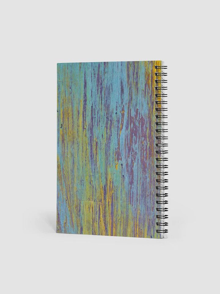 Aged Paint Splatter Floral Horse Spiral Notebook product image (2)