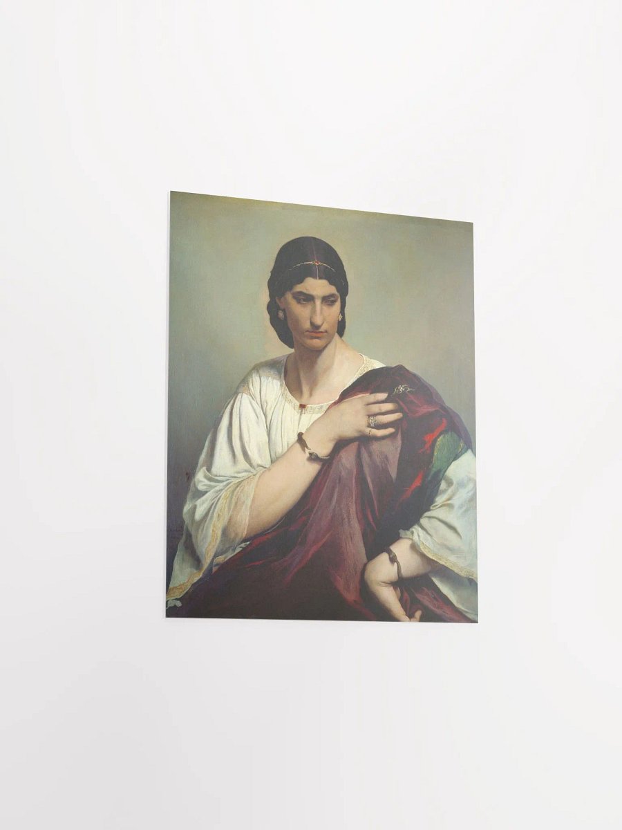 ''Half-Length Portrait of a Roman Woman'' by Anselm Feuerbach Poster product image (2)