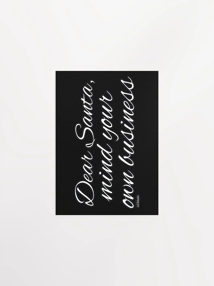DEAR SANTA, MIND YOUR OWN BUSINESS product image (1)