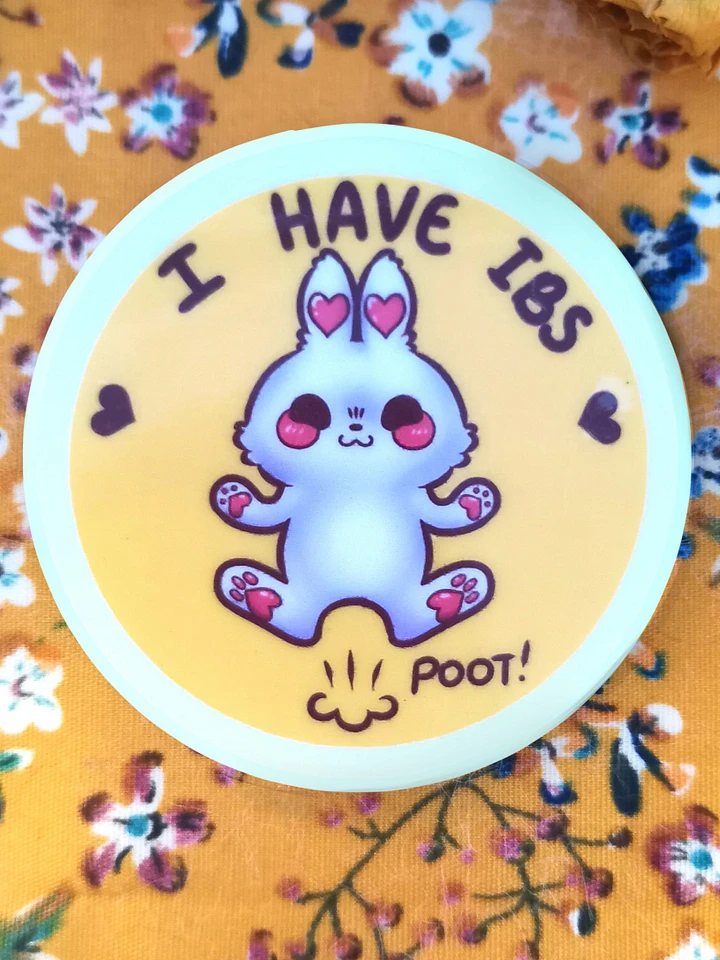 I Have IBS Bunny Sticker product image (1)