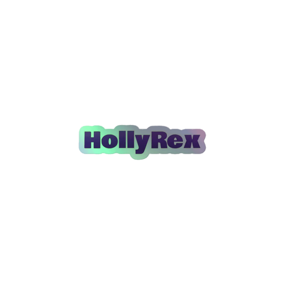 HollyRex Holographic Kiss-Cut Sticker Sheet product image (1)