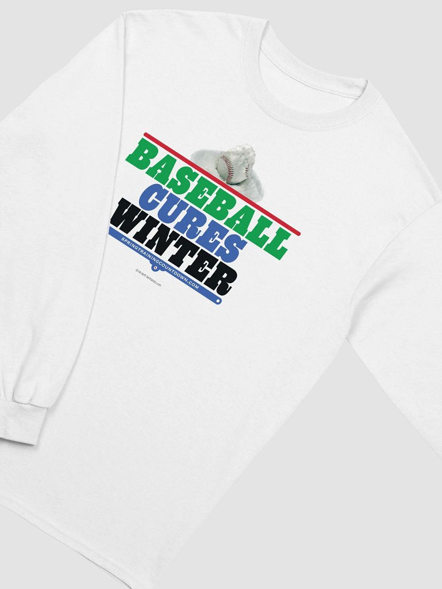 Baseball Cures Winter Long Sleeve Tee product image (11)