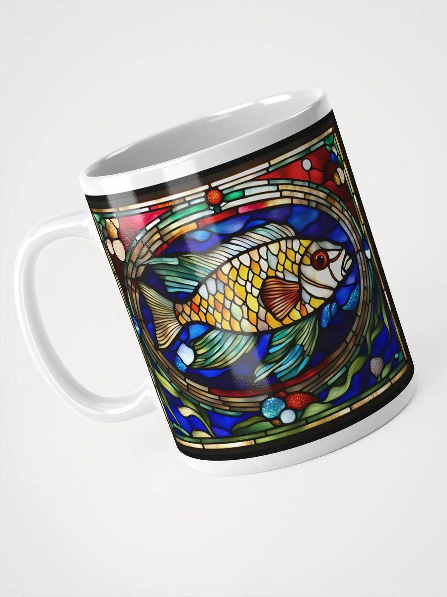 #004 - Long-Finned Bubble Ram Stained Glass Mug product image (3)