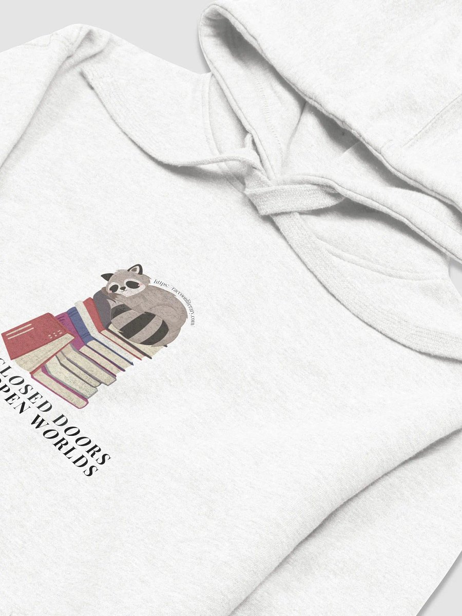Dreamy Bookworm Raccoon Hoodie product image (3)
