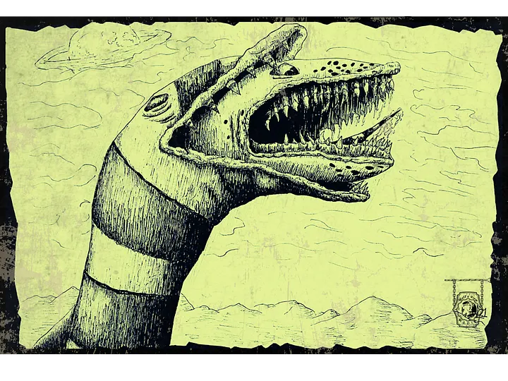 Saturn's Full of Sandworms- Print product image (1)