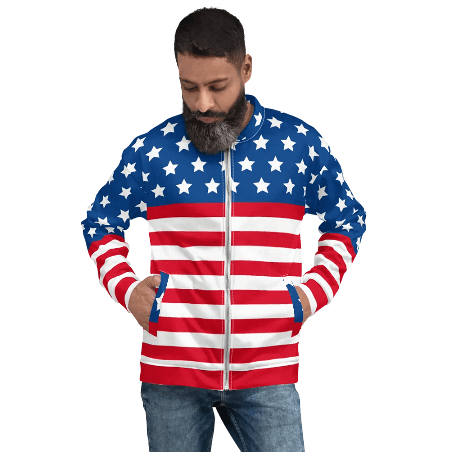 All-Over Print Bomber Jacket - USA product image (9)