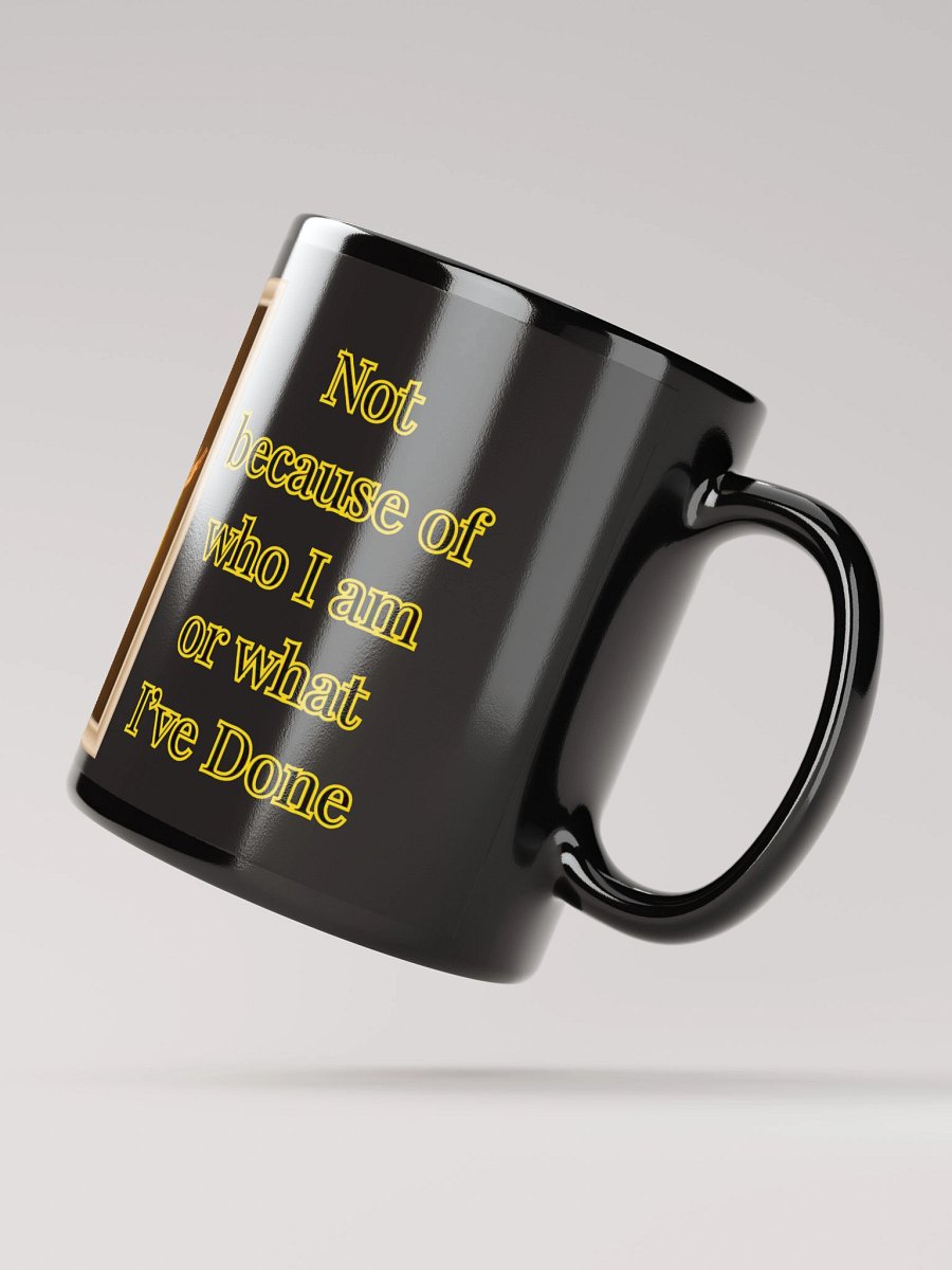 I am the Righteousness of God (Male) Glossy Black Mug product image (2)
