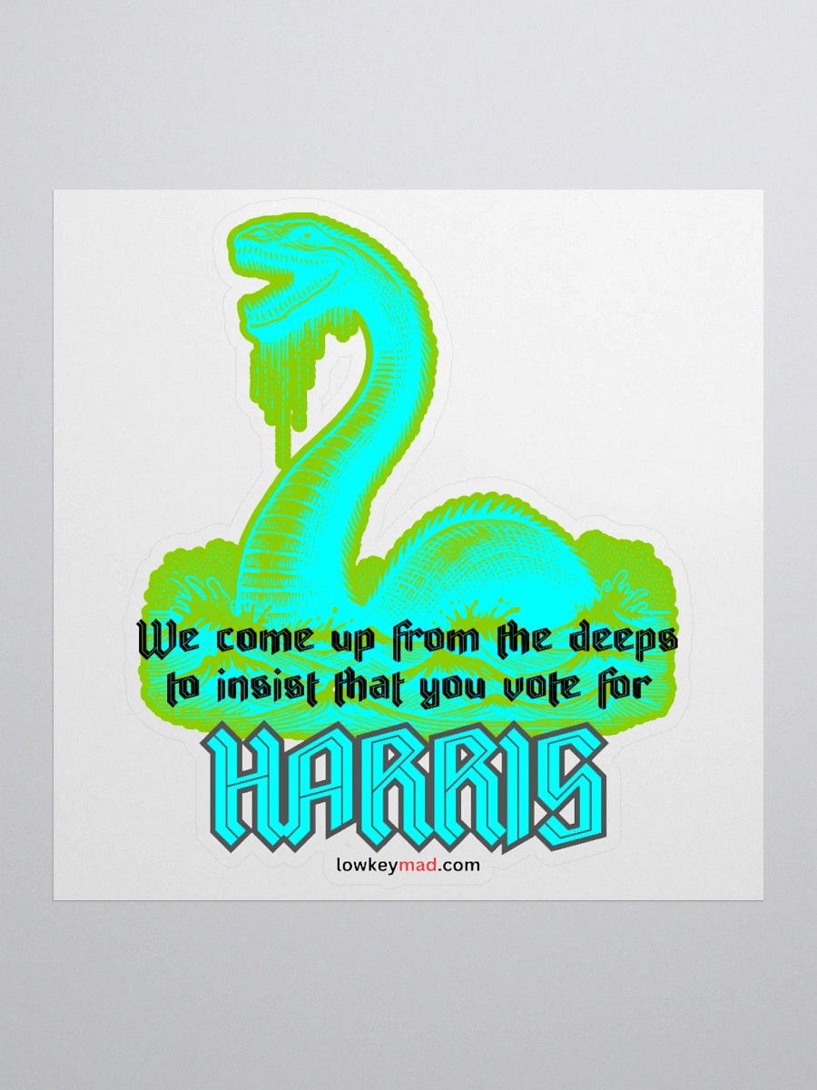 Loch Ness Monster for Harris Sticker product image (2)