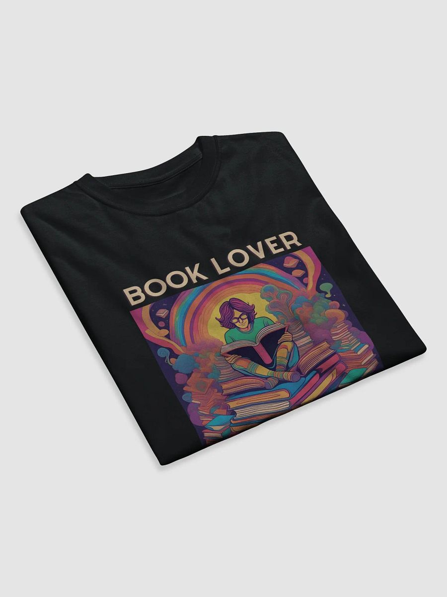 Book Lover Psychedelic Eco T-shirt product image (7)
