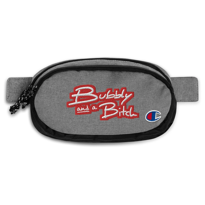 Bubbly and a B (red bubble design 2) champion fanny pack product image (1)