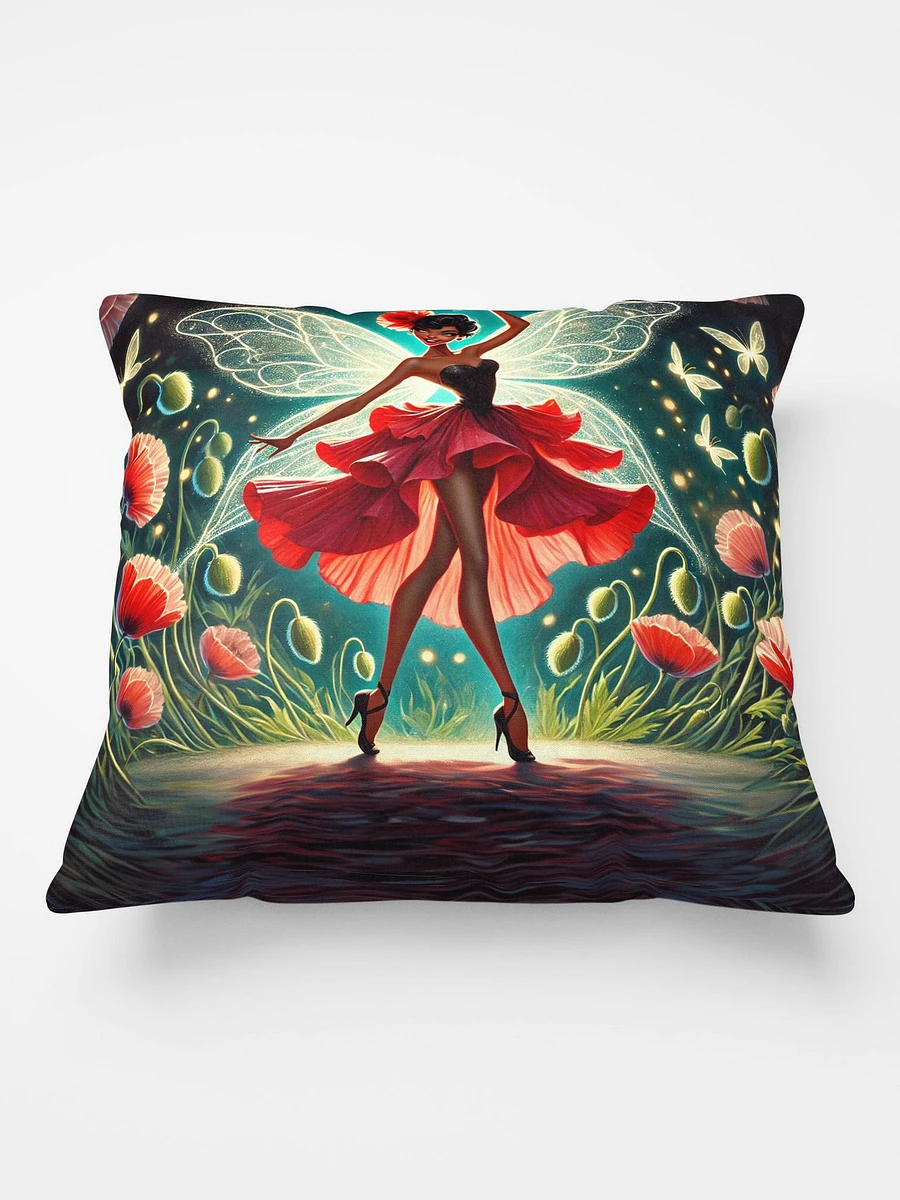 Beautiful Poppy Fairy Throw Pillow product image (2)