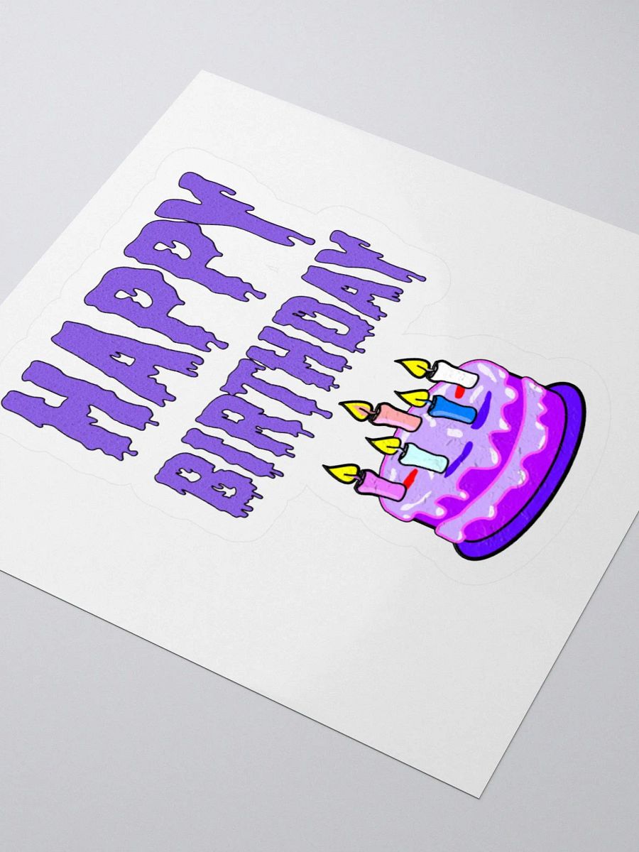 Happy Birthday (Cake With Candles) Sticker product image (3)