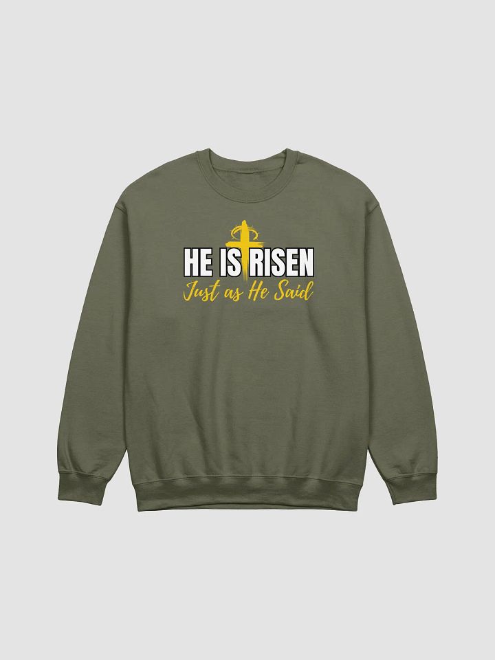 He is Risen, Just as He Said, Easter Gildan Sweater product image (2)