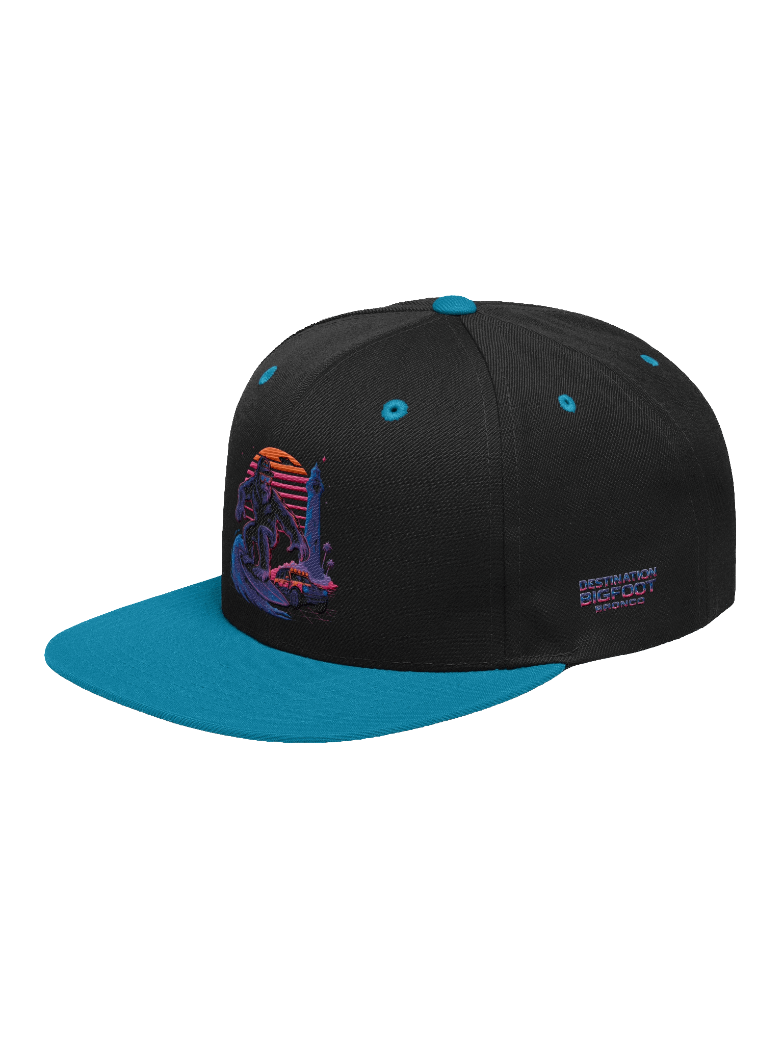 Destination Bigfoot Bronco Synthwave Wool Blend Snapback (Multiple Colors Available) product image (3)