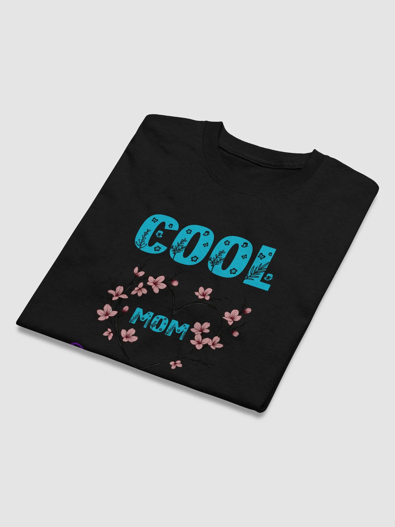 Cool Mom Energy Floral Heart T-Shirt product image (18)